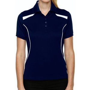 Ladies' Polyester Polo Shirt- Medium (Navy Blue)